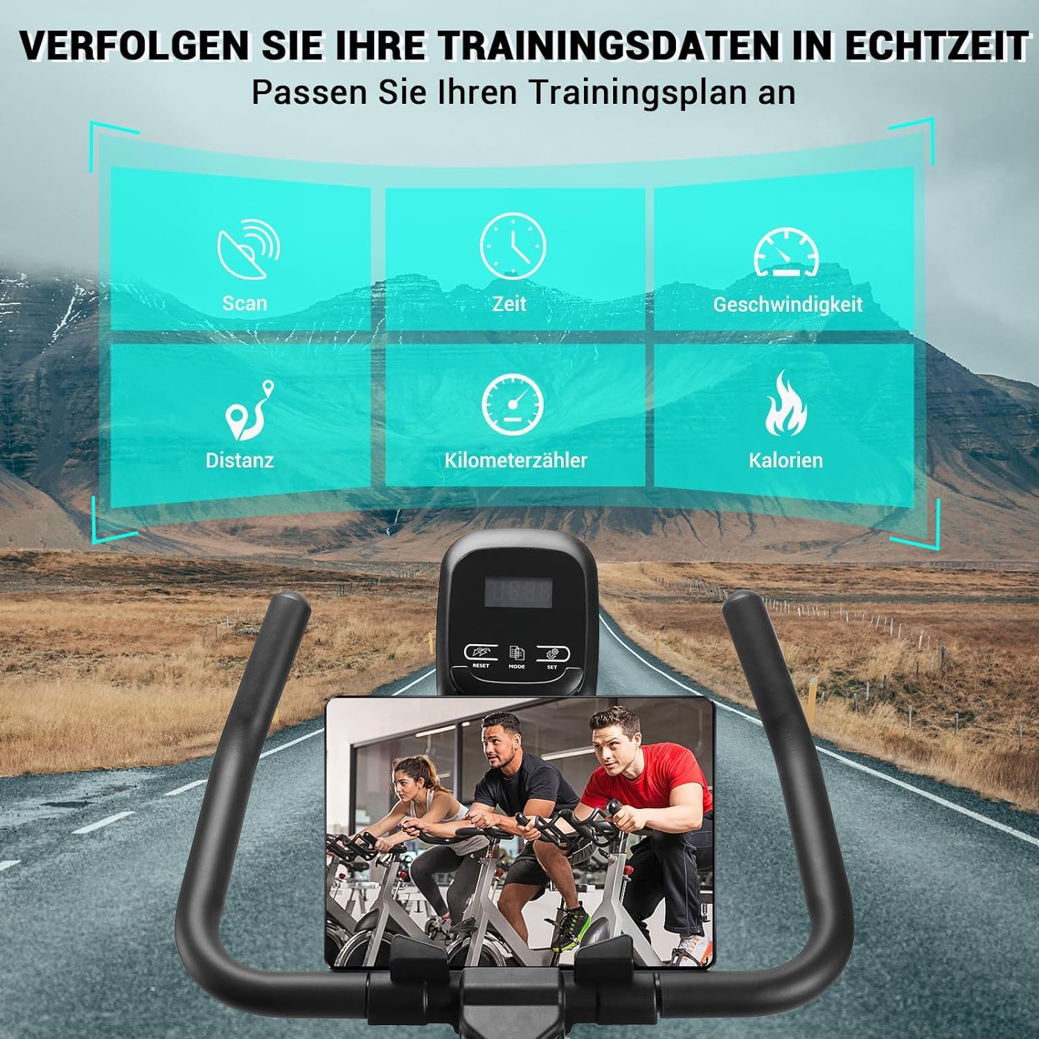 WENOKER Heimtrainer, Magnetwiderstand Stationäres Fahrrad für Zuhause[2025 Aktualisierte]