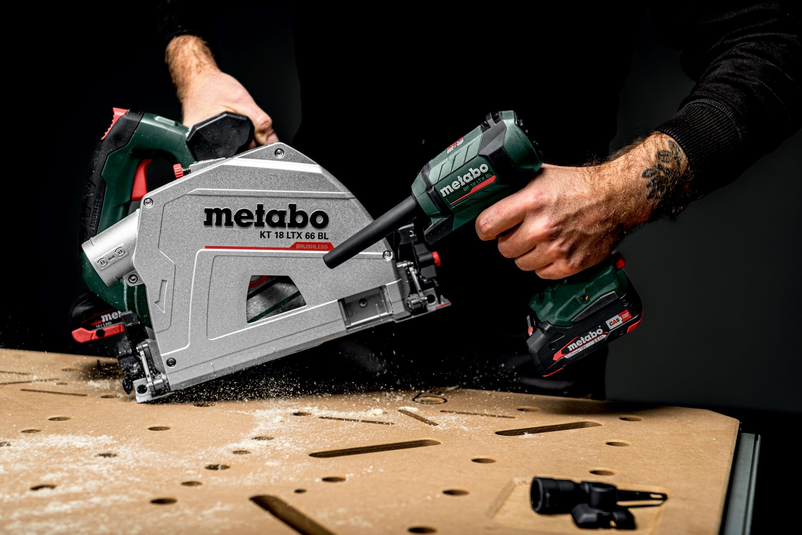 Metabo BP 18 LTX BL Akku-Blaspistole 18V, Blaspistole zum Reinigen, Ausblasen, Aufpumpen und Entlüften 600798850