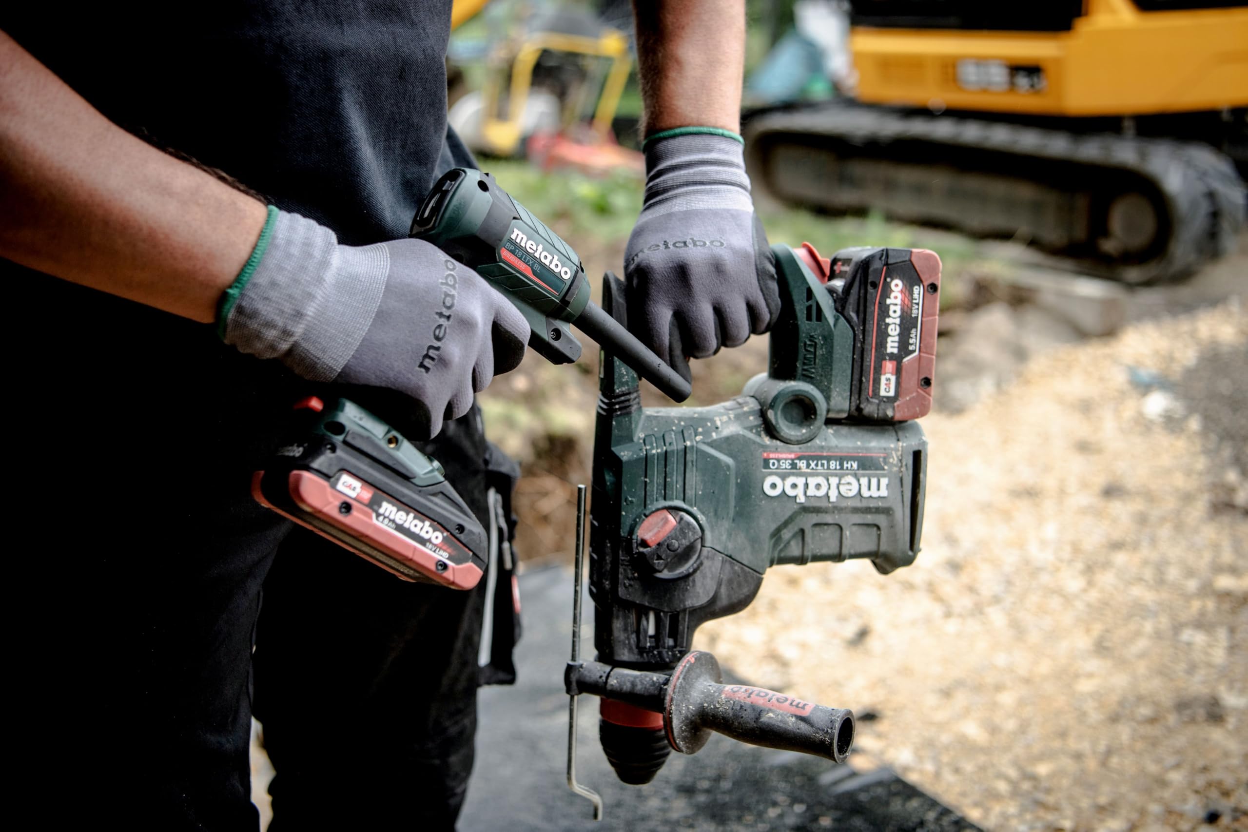 Metabo BP 18 LTX BL Akku-Blaspistole 18V, Blaspistole zum Reinigen, Ausblasen, Aufpumpen und Entlüften 600798850