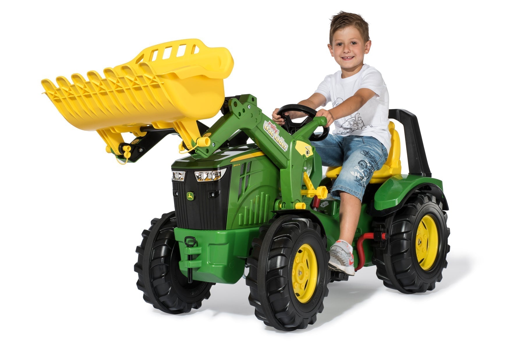 Rolly Toys Kindertrettraktor rollyX-Trac Premium John Deere 8400R Gangschaltung