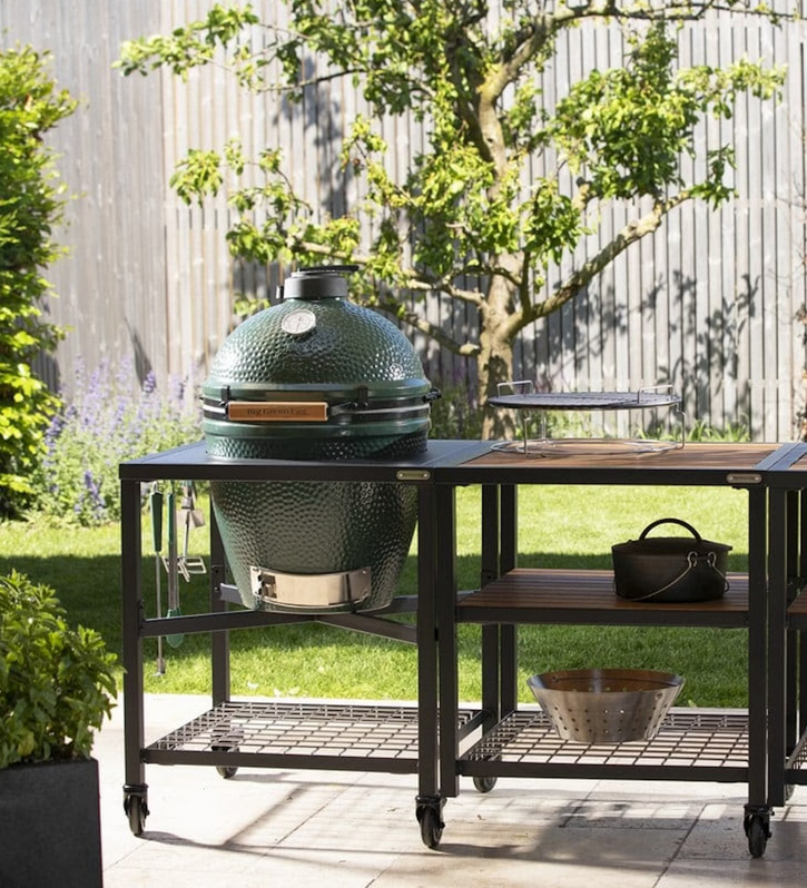 Big Green Egg Outdoorküche mit offener Erweiterung (ohne EGG)