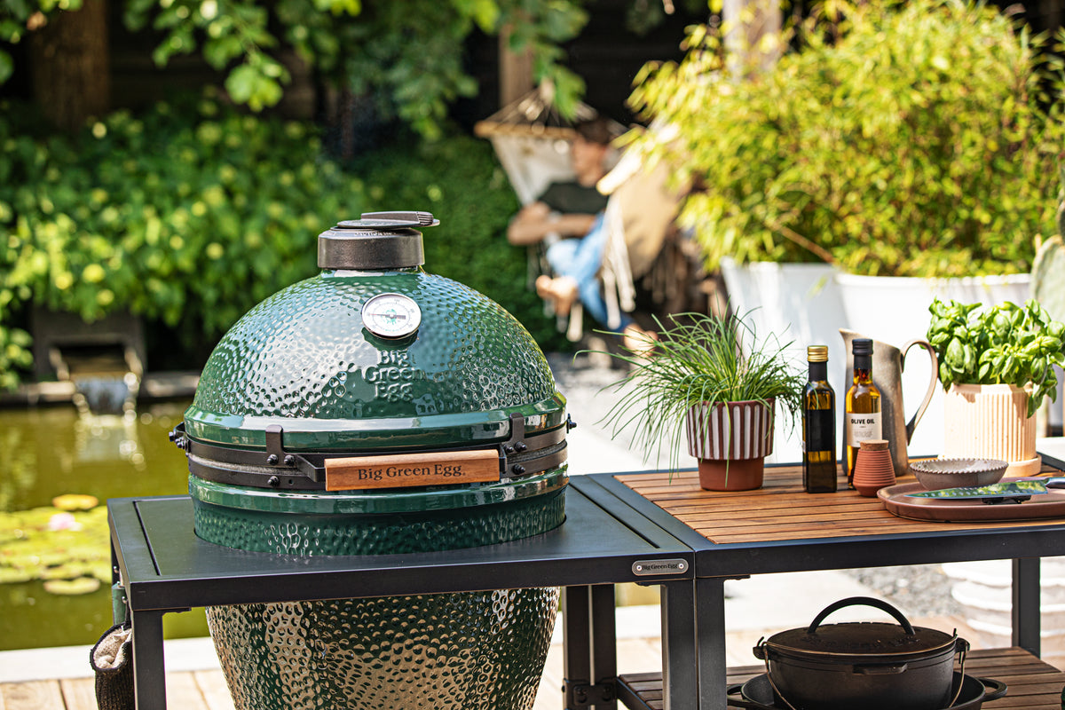 Big Green Egg Outdoorküche mit offener Erweiterung (ohne EGG)